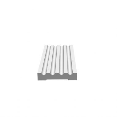 1/2 X 2 1/2 FLUTED-BEADED M10-17' PRIMED #M10, 17' Only