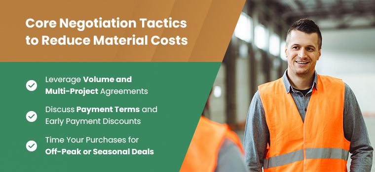 Core Negotiation Tactics to Reduce Material Costs